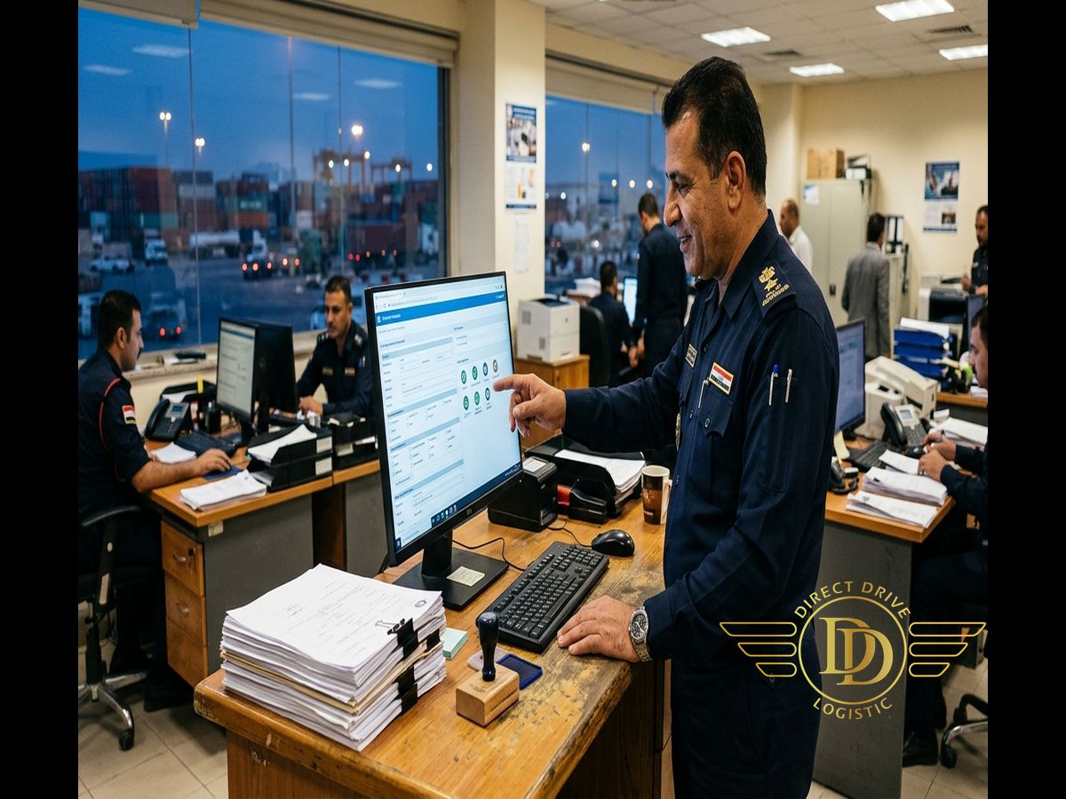 ASYCUDA risk management module customs clearance process in Iraq - e-payment system
