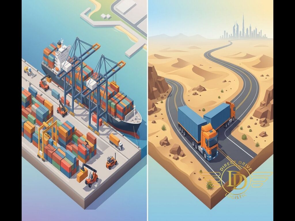 shipping from dubai to iraq maritime services in Basra