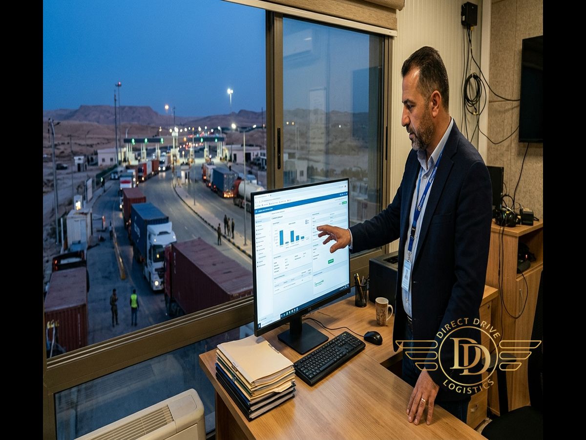 electronic customs Iraq clearance process in border crossing