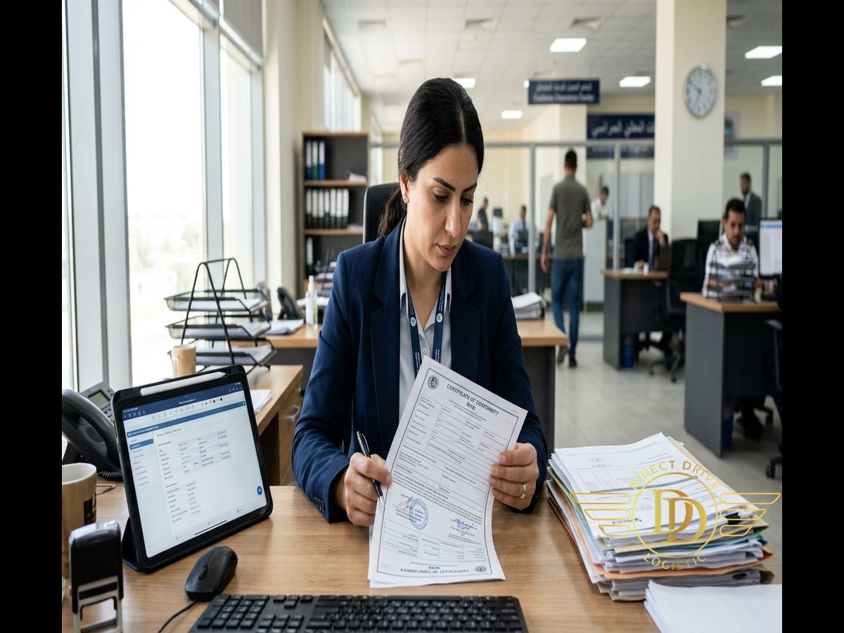 COSQC certification process in Baghdad - documents for Iraq inspection