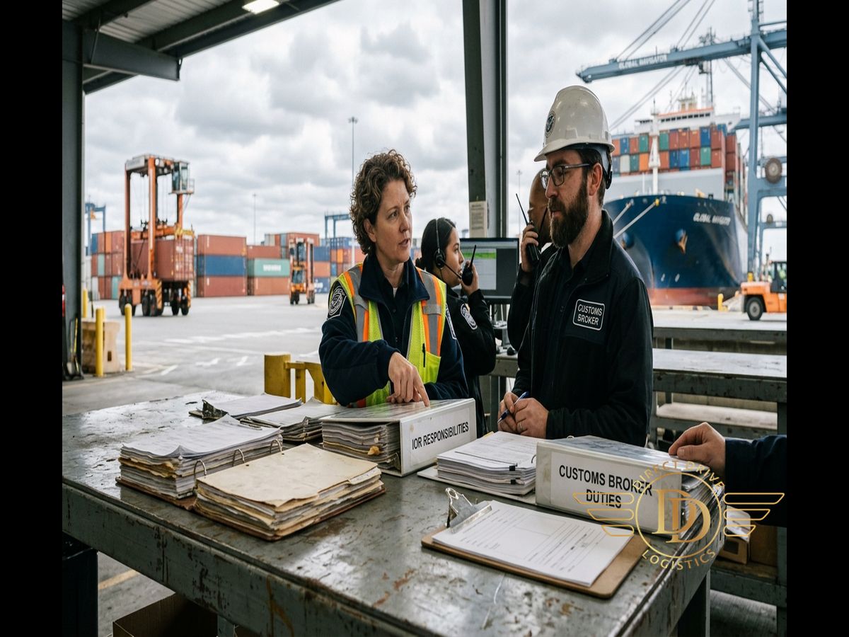 importer of record vs customs broker iraq clearance process